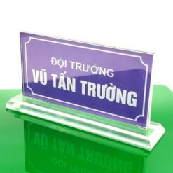 Biển chức Danh Mica 10x20cm Để Bàn