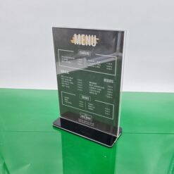 Menu Mica A5 Chữ T