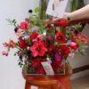 Giỏ Hoa Mica – Giỏ Đựng Quà Tết Có Quai Xách